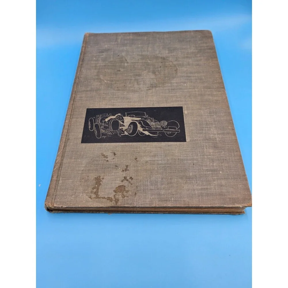 Vintage 1952 first-edition hardcover copy of Sports Cars of the World